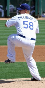Right-hander Chad Billingsley will make his first start of 2013 today.