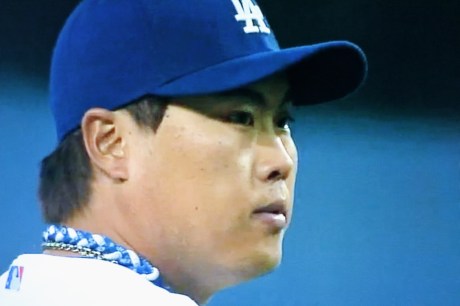 Dodger pitcher Hyun-Jin Ryu got knocked around.