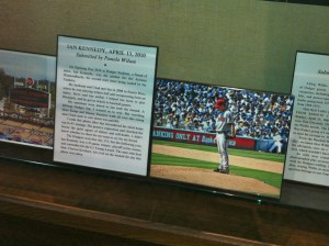 Baseball Reliquary exhibit