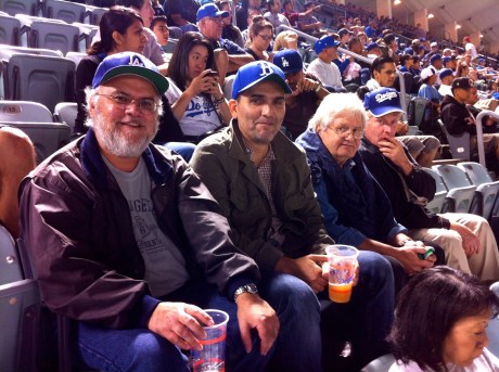 Some of my former colleagues at the Los Angeles Times, from left, Carlos Lozano, Hector Becerra, Bob Pool and Paul Pringle.