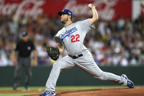 2013 Cy Young winner Clayton Kershaw got the win for the Dodgers in the first game of the 2014 season, a 3-1 nipper over the Arizona Diamondbacks in Australia. / Photo by Associated Press