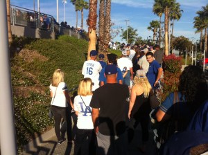 This is the Dodgers' "enhanced fan experience."