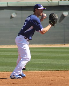 Clayton Kershaw at Spring Training in Arizona.